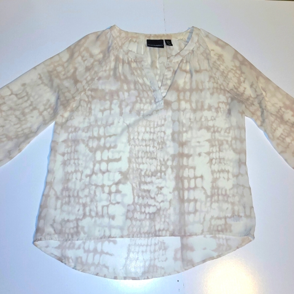 Cynthia Rowley Blouse Tan/Cream